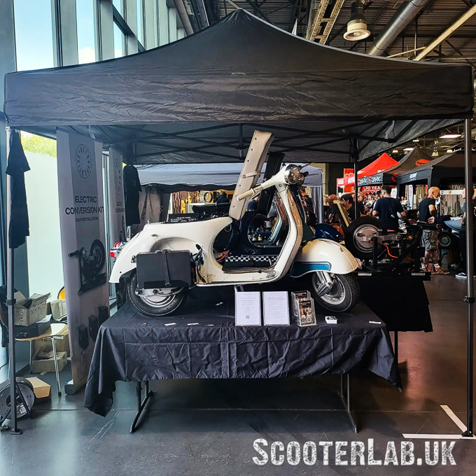 Classic scooters converted to electric by Retrospective Scooters in London