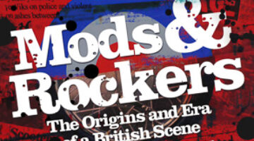 Mods & Rockers by Gareth Brown cover showing newspaper clippings and a target