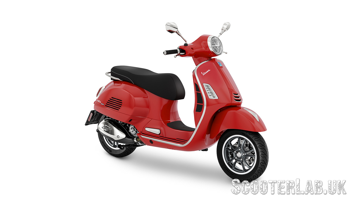 2023 vespa gts super in red